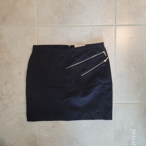 Michael Kors navy mini skirt sz 12 like new